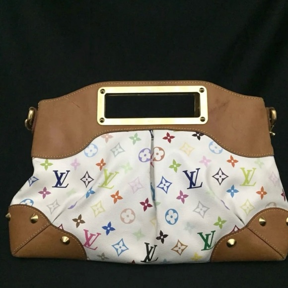 Limited edition!! Louis Vuitton Judy MM Monogram Multicolor - Picture 6 of 17